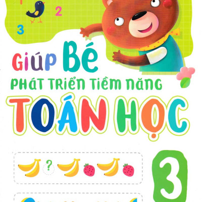 Combo Giúp Bé Phát Triển Tiềm Năng Toán Học 3 - 6 Tuổi (Bộ 4 Cuốn) - ML