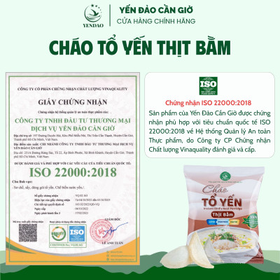 Yến Đảo - Gói Cháo Yến Thịt Bằm Chất Lượng Giàu Dinh Dưỡng Ăn Liền Tiện Lợi Cho Mọi Người