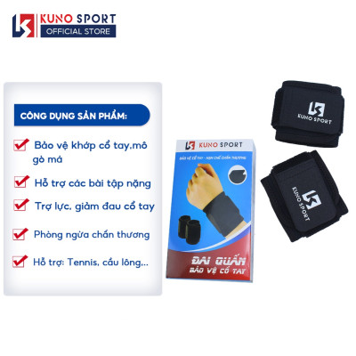Băng bảo vệ cổ tay ,Tập gym, cầu lông, tennis... Bó cổ tay Chống chấn thương KUNOSPORT