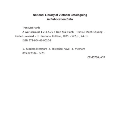  A War Account: 1-2-3-4.75