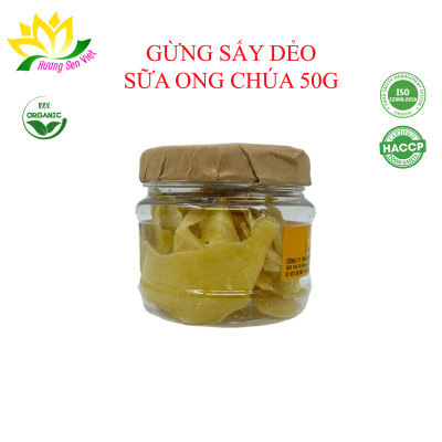 Gừng Sấy Dẻo Sữa Ong Chúa Hương Sen Việt