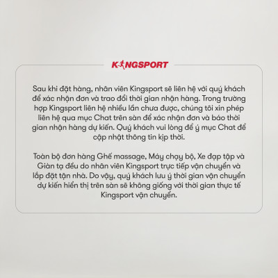 Máy chạy bộ KINGSPORT KS-2035 đa năng, thao tác phím cảm ứng, thiết kế sang trọng cứng cáp, kèm đai massage và thanh gập bụng, cân nặng phù hợp từ dưới 90-95kg