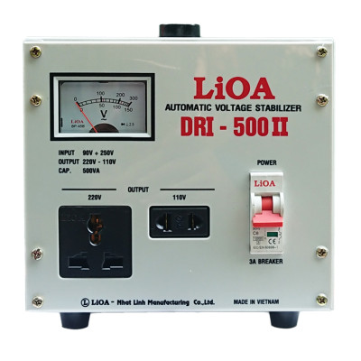 Ổn áp 1 pha LiOA DRI-500 II