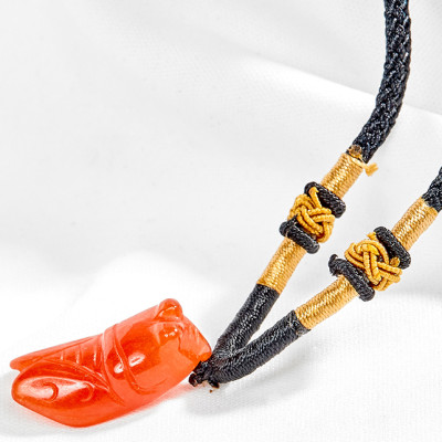 Mặt dây chuyền ngọc thiền đá mã não đỏ Ngọc Quý Gemstones