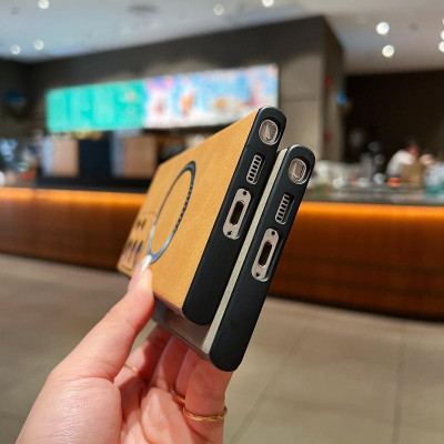 Ốp Lưng Da Cho Samsung S25 Ultra / S24 Ultra / Galaxy S23 Ultra / S23 Plus / S22 Ultra / S22 Plus Có Vòng Từ Tính