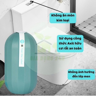 Combo 10 Chai Thả Bồn Cầu Ma Thuật , Lọ Tẩy Bồn Cầu Diệt Khuẩn Khử Mùi Cao Cấp Làm Sạch Kem
