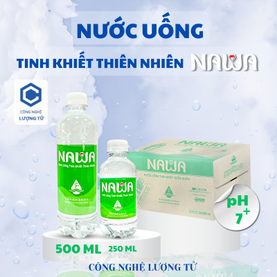 Nước uống tinh khiết thiên nhiên NAWA chai 500ml