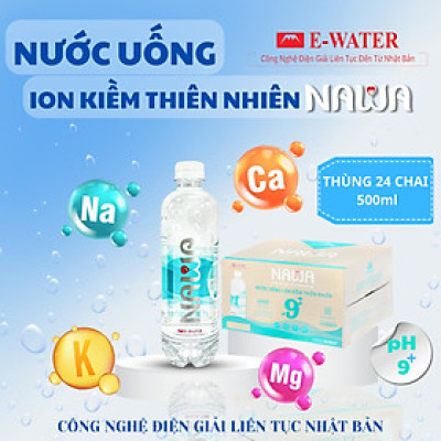 Nước ION Kiềm Thiên Nhiên NAWA chai 500ml