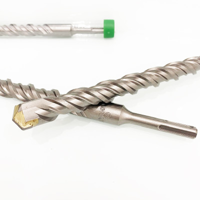 Phi Ø 22 dài 460MM mũi khoan bê tông SDS xuyên tường đầu dẹt 2 cạnh KYNKO MKBTXT-22460