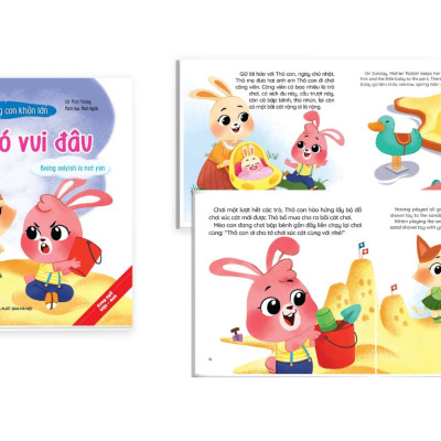 Tủ sách kỹ năng giao tiếp cho bé - Bộ 10 cuốn truyện tranh song ngữ "Cùng con khôn lớn" (Tặng bộ bút bay mực cho bé thỏa sức sáng tạo)