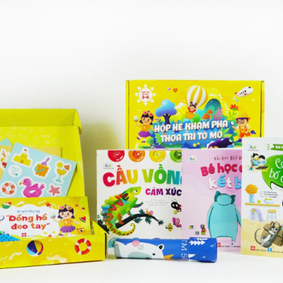 Sách - Hộp hè khám phá, thỏa trí tò mò - Mở ra thấy mua hè cho trẻ từ 3 - 6 tuổi - Đinh Tị Books