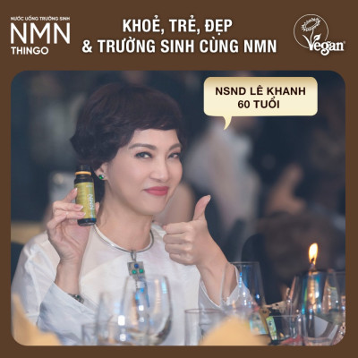 1 Hộp NMN Thingo - Nước uống trường sinh - Khoẻ, trẻ, đẹp, hộp 10 chai - Gian hàng chính hãng