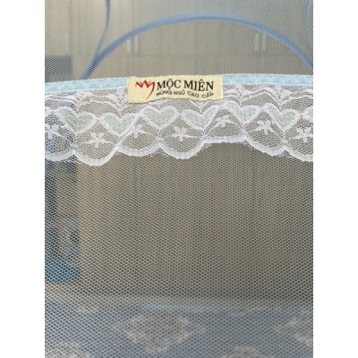 Màn chụp , Mùng chụp tự bung đỉnh chóp cao cấp Mộc Miên ( hình thật ) 