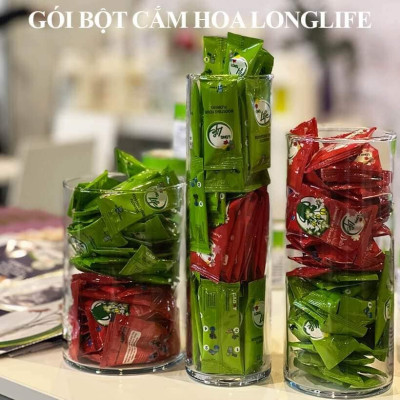 Gói Bột Cắm Hoa Tươi Nhập Khẩu Israel hiệu Longlife 5gr x 1 bình hoa tươi (tổng 30 goi x 30 bình hoa) giữ hoa tươi lâu gấp 2 lần và 14 ngày không thay nước mới