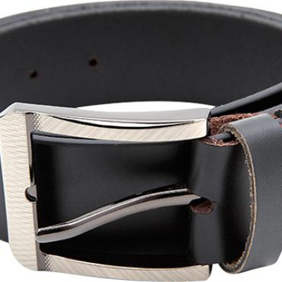 Thắt Lưng Nam Bát Gài Bản Lớn Huy Hoàng HT4138 (120 x 4 cm) - Đen