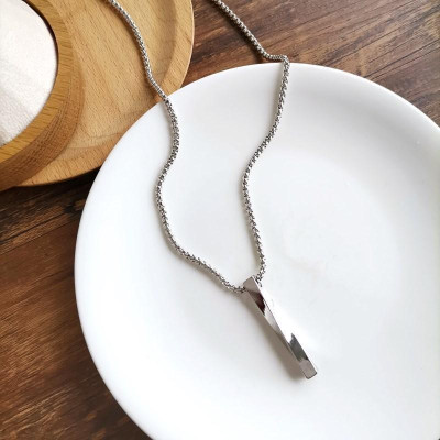 Dây chuyền nam nữ Veins Brick titan cao cấp trangsuc3h thời trang rẻ đẹp thép không gỉ PTDCNA194