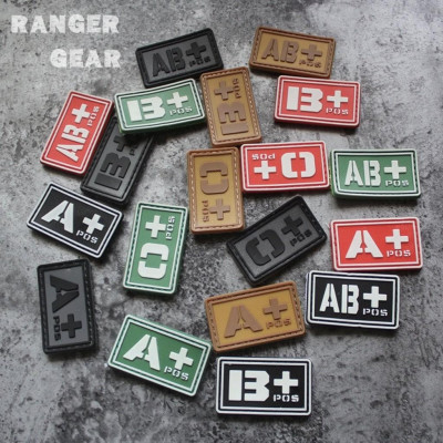 Patch_miếng dán nhóm máu PVC chiến thuật