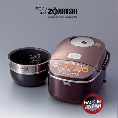 Nồi Cơm Áp Suất Cao Tần Zojirushi NP-BSQ18V-TA 1.8L – Nấu Cơm Thơm Dẻo - Bảo Hành 3 Năm|HÀNG CHÍNH HÃNG