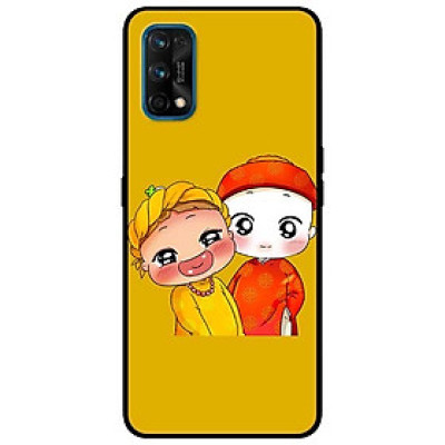 Ốp lưng dành cho Realme 7 Pro mẫu Quỳnh và Cải