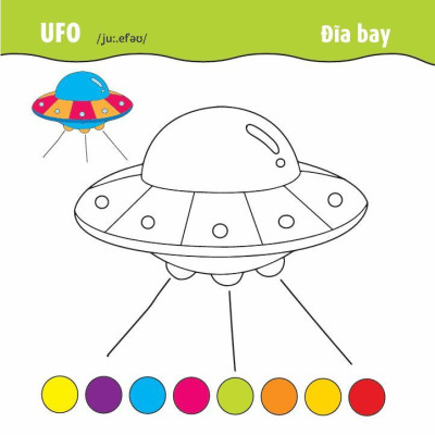 Sách - Tô Màu Phát Triển IQ EQ CQ - Ô Tô - Tàu Thuyền - Máy Bay - Song Ngữ Anh Việt - Tập 4 - Việt Thư