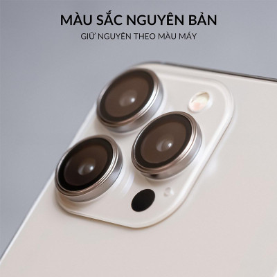 Bộ miếng dán kính cường lực bảo vệ Camera cho iPhone 16 / 16 Plus / 16 Pro / 16 Pro Max hiệu HOTCASE Kuzoom Lens mang lại khả năng chụp hình sắc nét full HD (độ cứng 9H, tặng kèm khung tự dán) - Hàng nhập khẩu