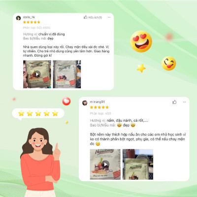 Bột nêm ngưu báng 450g TÂM MINH FOODS thuần chay không bột ngọt