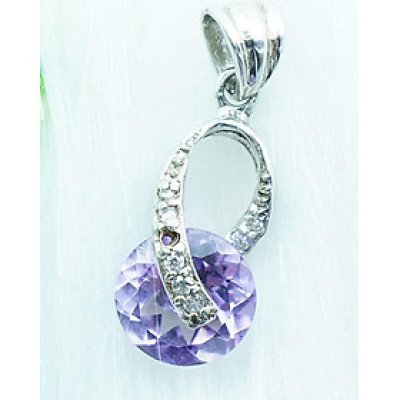 Mặt dây chuyền thạch anh tím Amethyst tự nhiên độc đáo