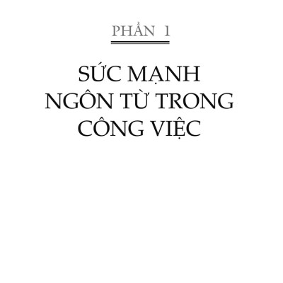 Sức Mạnh Của Ngôn Từ