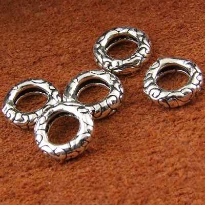 Combo 5 cái charm bạc chặn - Ngọc Quý Gemstones