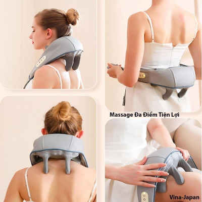 ￼Máy Massage Cổ Vai Gáy MISUMA 6D, Kỹ Thuật Massage Trị Liệu Số 8, Cải Thiện Sức Khỏe Dành Cho Văn Phòng-Người Cao TuổI