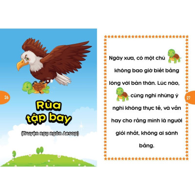 Sách - Phát Triển Tư Duy Và Ngôn Ngữ Cho Bé - Truyện Đọc Bằng Hình Ảnh - Truyện Ngụ Ngôn Thế Giới Đặc Sắc - Tập 1 - Việt Thư