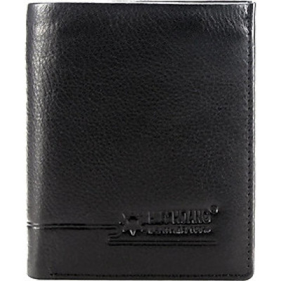 Ví Nam Kiểu Đứng Sọc Ngang Huy Hoàng HT2139 (12.5 x 10 cm) - Đen