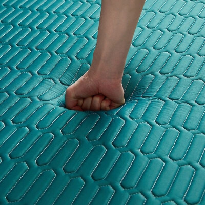 Chiếu điều hòa cao su non cao cấp, Chiếu mát mùa hè họa tiết trơn MINIIN - Tặng kèm 2 vỏ gối