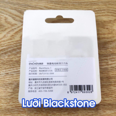 Lưỡi dao cạo râu Enchen Blackstone-1 thiết kế 3D, hàng chính hãng