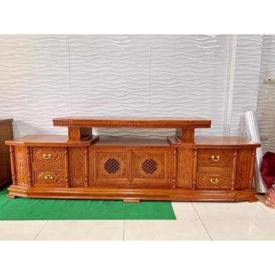 Kệ tivi Vát gỗ gõ đỏ