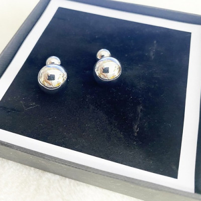 Bông tai ngọc trai châu màu chrome