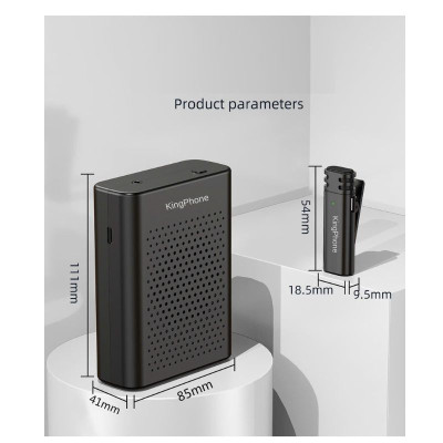 Máy trợ giảng cài áo King phone KP 18 plus không dây chất lượng hàng chính hãng