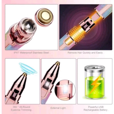 Bút tỉa lông mày lông mũi cao cấp,máy dùng sạc điện điện nhỏ gọi tiện