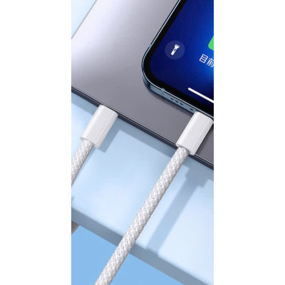 Dây sạc LI-TOP PD15 Công suất 60W bện dù chân Type C to Type C, được dùng thử 30 ngày, bảo hành hàng chính hãng 12 tháng