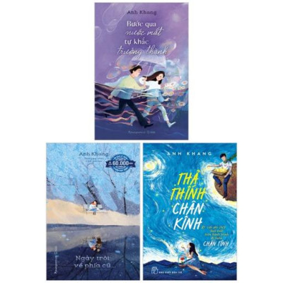 Sách - Bộ Sách Anh Khang - Ngày Trôi Về Phía Cũ + Bước Qua Nước Mắt, Tự Khắc Trưởng Thành (Bộ 2 Cuốn) - Tặng Kèm Sách Thả Thính Chân Kinh