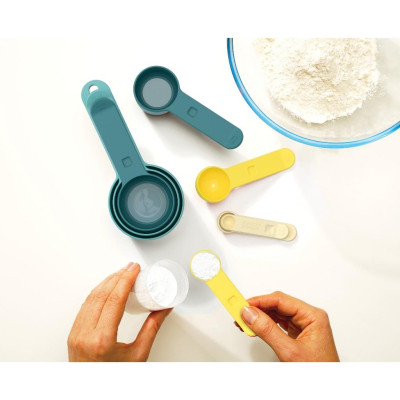 Bộ 8 muỗng đo lường Joseph Joseph Duo (Opal) - 006469