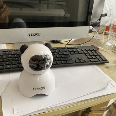Camera ip wifi xoay 360 độ Orikon gầu trúc - Hàng chính hãng