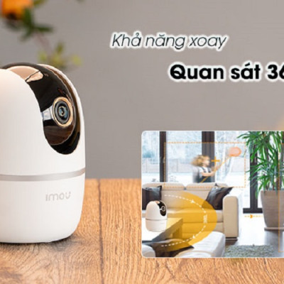 Camera Wifi Trong Nhà IMOU Ranger A32ep 3mpx 2K / A52P 5mpx 3K Siêu Nét, Quay Quét, Đàm Thoại 2 Chiều - Hàng Chính Hãng