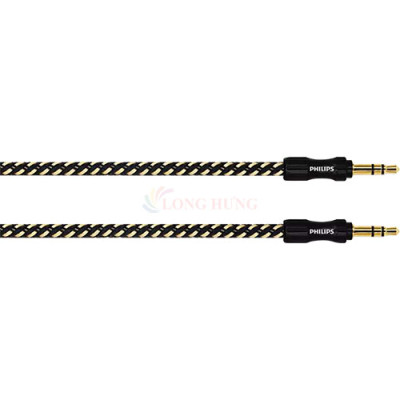 Cáp AV nối dài 3.5mm dây dù Philips Audio Cable SWA9234B - Hàng chính hãng