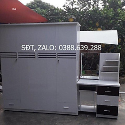 Combo tủ bàn phấn cho khách yêu