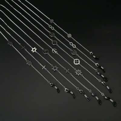 Dây đeo kính titan hợp kim không gỉ cá tính unisex dây chuyền vòng cổ đeo airpod khẩu trang XM588