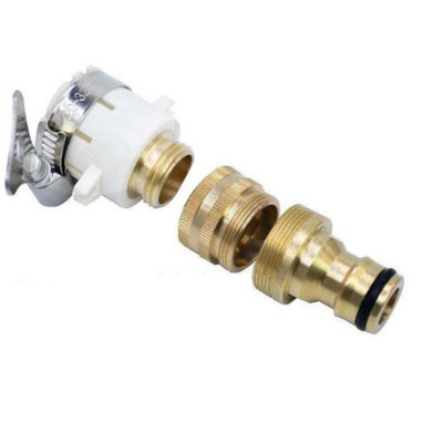 Bộ vòi xịt nước tưới cây đa năng tăng áp lực nước kèm dây tưới dạng lò xo co dãn 701814 loại 10m