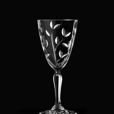 Ly Rượu Vang Thuỷ Tinh Pha Lê Ý RCR - Laurus Goblet 230ml