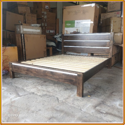 Giường ngủ Casa gỗ sồi Tundo 1m4 x 2m