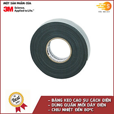 Băng keo cao su cách điện hạ thế 3M 2155